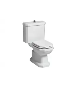 Bleu Provence Miska stojąca kompakt + spłuczka + deska + mechanizm spłukujący 47x65 white BP725+BP740+728BECR+O40.8