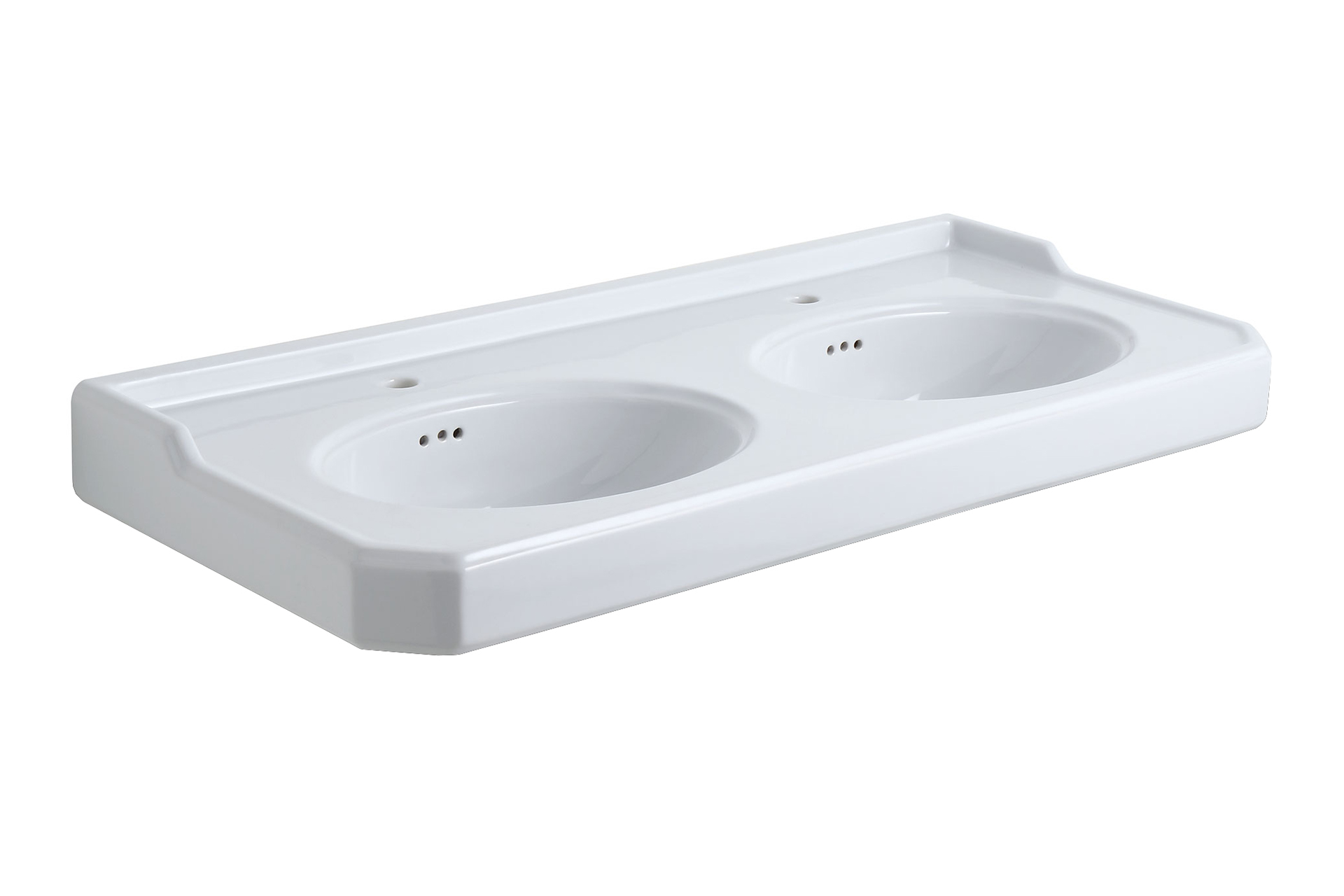Bleu Provence Umywalka podwójna 120x56 white BP7120
