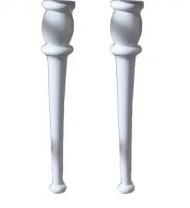 Bleu Provence Nogi ceramiczne white BP8149C