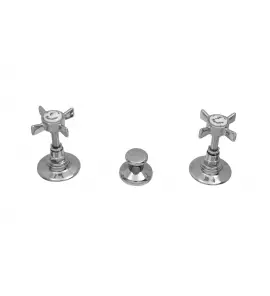 Bleu Provence Bateria bidetowa 3-otworowa chrom RBF106CR