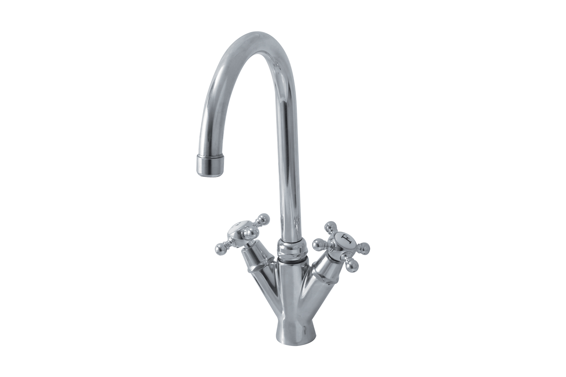 Bleu Provence Bateria kuchenna wysoka z ruchomą wylewką chrom RLC1042CR