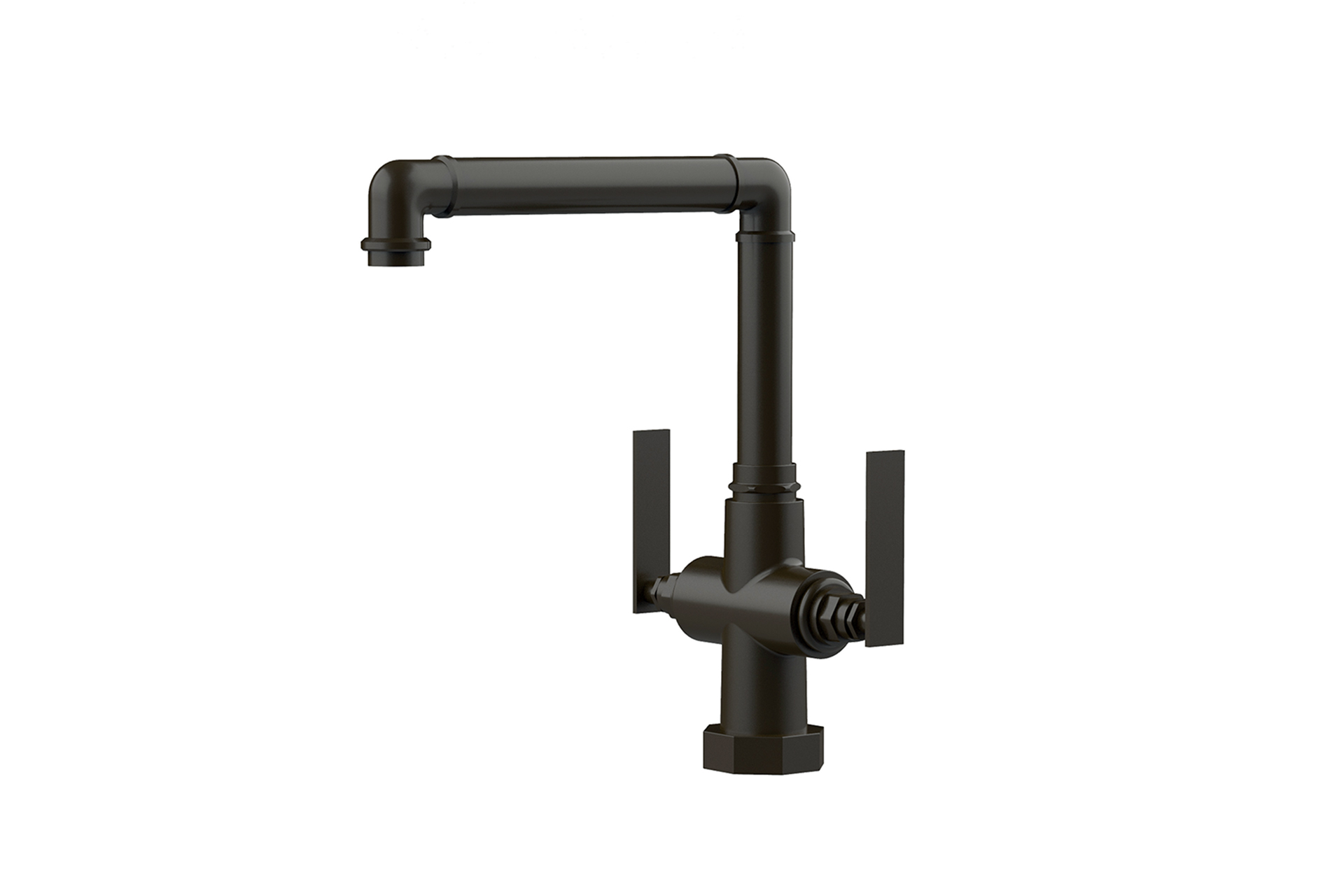 Bleu Provence Bateria kuchenna z ruchomą wylewką black RKMT16RAL