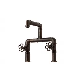 Bleu Provence Industrial Bateria umywalkowa 2-otworowa bronze RLMTM314BR