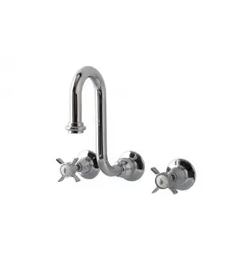 Bleu Provence Bateria umywalkowa ścienna chrom RLF1012DCR