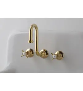  Bleu Provence Bateria umywalkowa ścienna gold RLF1012DOR