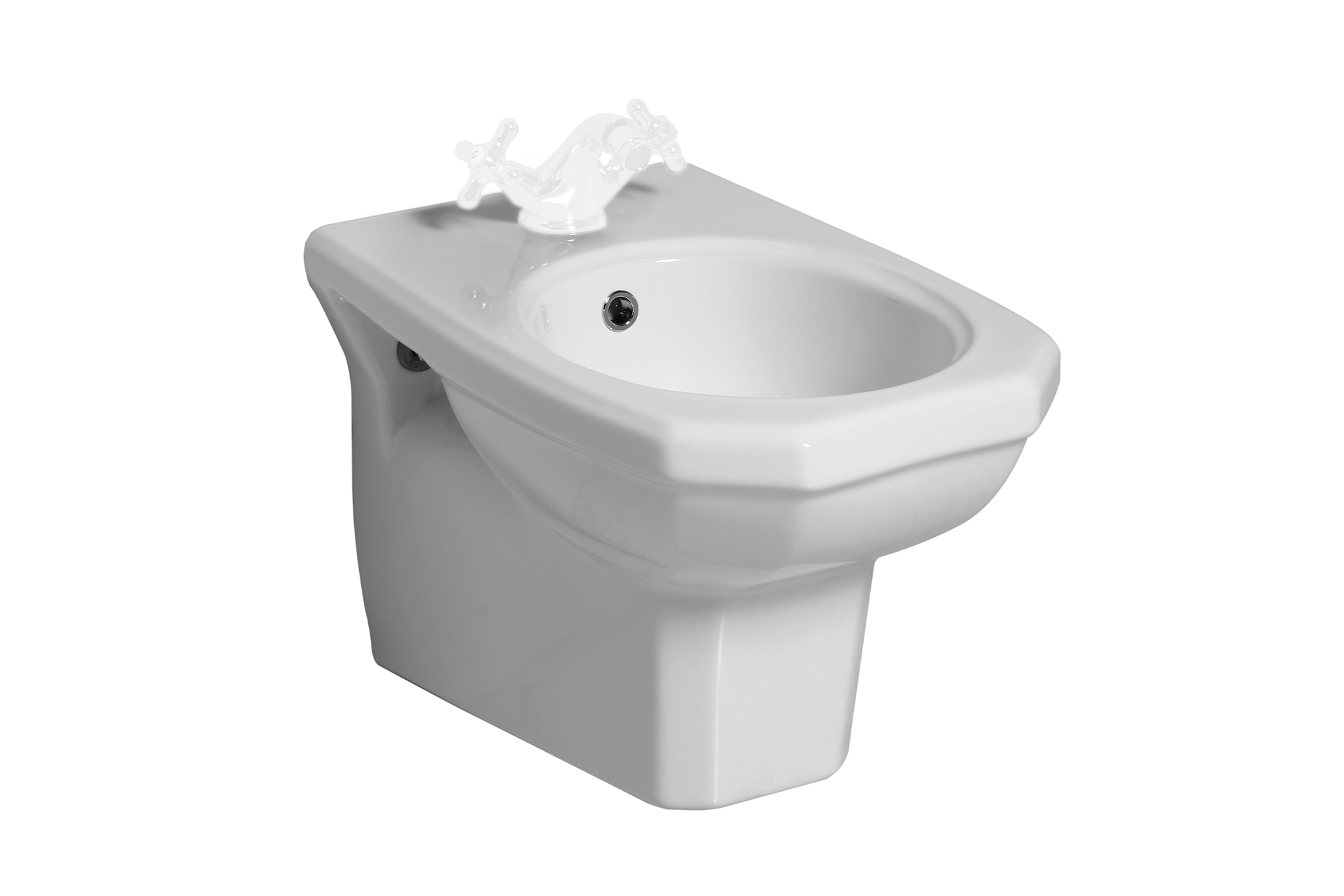 Bleu Provence Bidet wiszący 36x54 white BP736