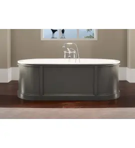 Bleu Provence Chic Wanna wolnostojąca 177,5x79 khaki 1200R