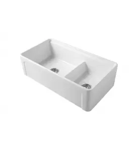 Bleu Provence Cook Zlew kuchenny półblatowy podwójny 91,4x48,8 white LK23