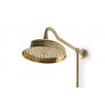  Bleu Provence Deszczownica prysznicowa ∅30 z ramieniem ściennym brass RD120ON30
