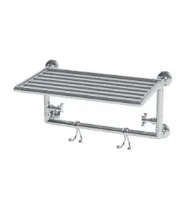 Bleu Provence Grzejnik wodny ścienny z wieszakiem 62x38,3 chrom SSCAP1CR