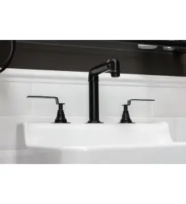 Bleu Provence Industrial Bateria umywalkowa 3-otworowa black nickel RLMT301NN