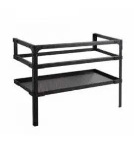 Bleu Provence Industrialis Stelaż umywalkowy metalowy z półką 110x50 black 4110/3