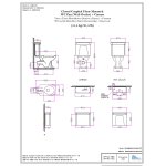 Bleu Provence Miska stojąca kompakt + spłuczka + deska + mechanizm spłukujący 47x65 white BP725+BP740+728BECR+O40.8