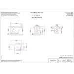 Bleu Provence Miska wisząca 38,5x57 white BP926