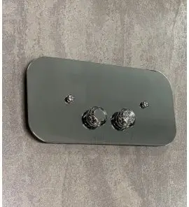    Bleu Provence Przycisk do systemu spłukiwania Geberit chrom PLGB02CR