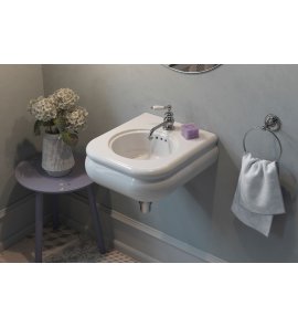 Bleu Provence Romantica Umywalka ścienna 42x46 white BP342