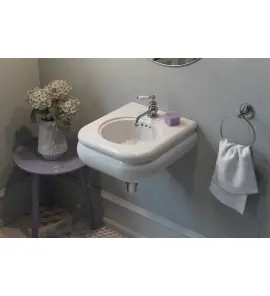 Bleu Provence Romantica Umywalka ścienna 42x46 white BP342