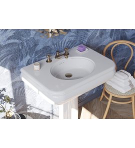 Bleu Provence Romantica Umywalka ścienna 80x54 white BP380