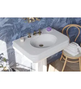 Bleu Provence Romantica Umywalka ścienna 80x54 white BP380