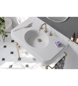 Bleu Provence Romantica Umywalka ścienna 100x56 white BP3100