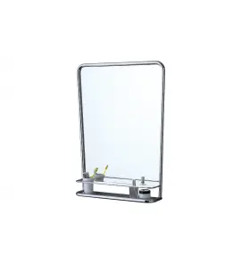 Bleu Provence So Fifties Lustro z półką 90x65 chrom AB233CR