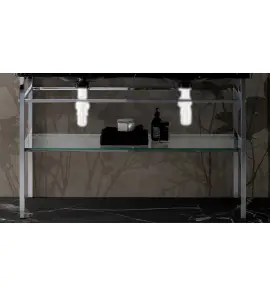 Bleu Provence Stelaż umywalkowy z półką chrom 9130MBM8