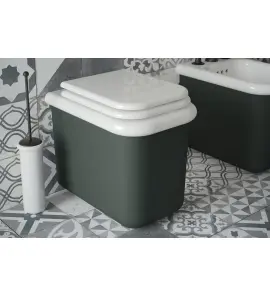  Bleu Provence True Colors Lite Miska stojąca 36x50 + deska white green grass TC220C+228