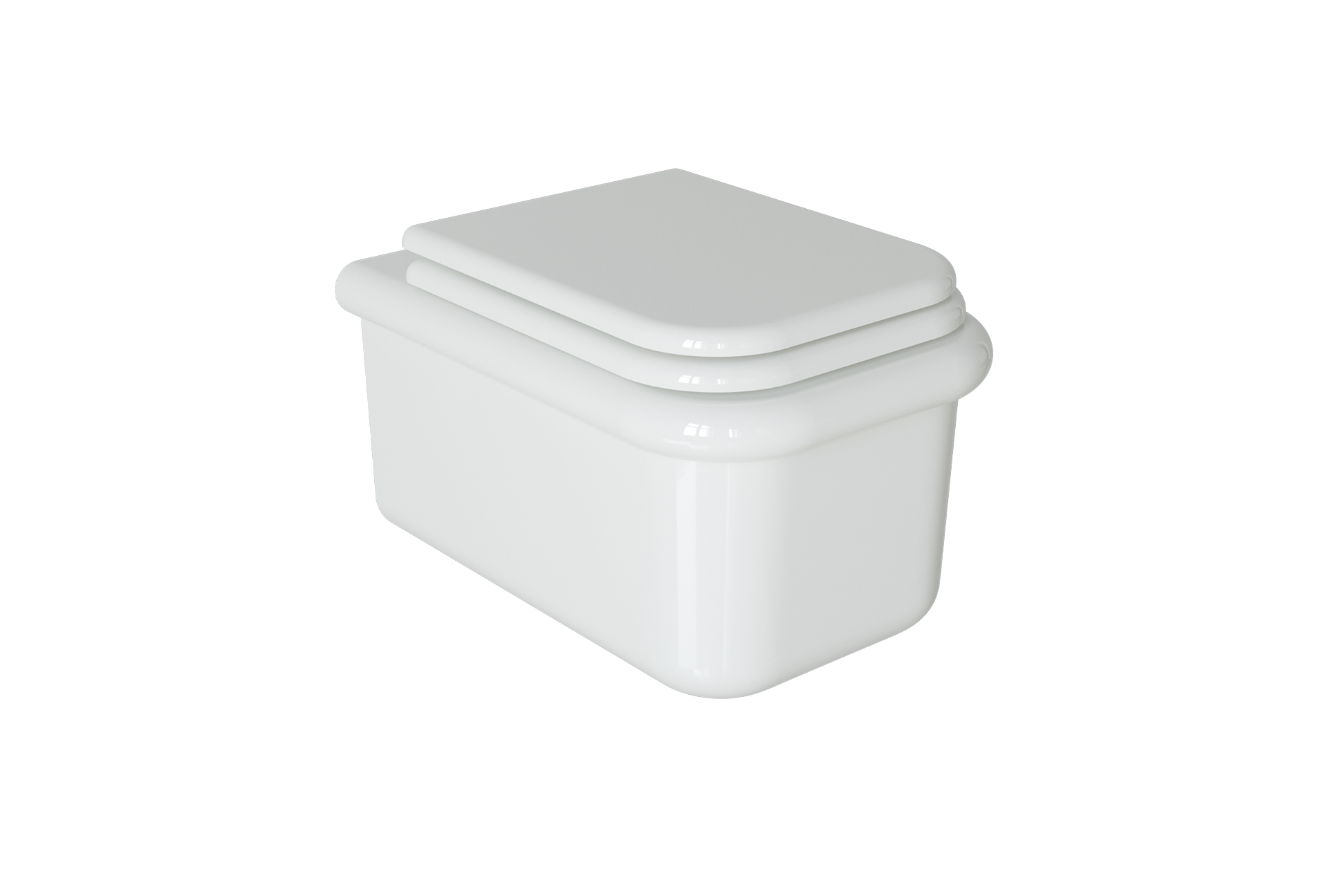 Bleu Provence True Colors Lite Miska wisząca 36x50 + deska sedesowa white TC226B+228