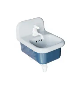  Bleu Provence True Colors Lite Umywalka wisząca 35x46 white sky blue TC2L35C