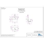 Bleu Provence True Colors Lite Umywalka wisząca 45x30 white TCL45B