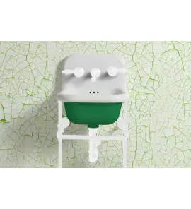  Bleu Provence True Colors Umywalka wisząca 42x42 white green grass TCL40C1