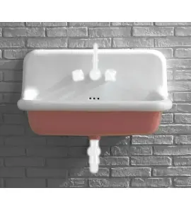  Bleu Provence True Colors Umywalka wisząca 90x42 white pink TCL90C5