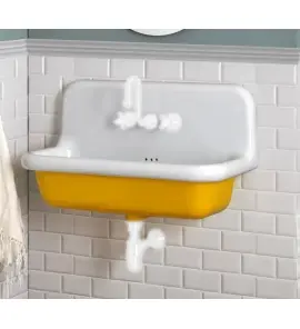  Bleu Provence True Colors Umywalka wisząca 90x42 white mustard yellow mat TCL90C3