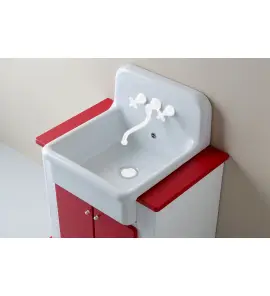 Bleu Provence Zlew kuchenny półblatowy 60x68 white TCK60B