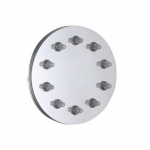 Bongio Time2020 Wellness Dysza boczna Ø50 mm okrągła brushed stainless steel 70867ASRO