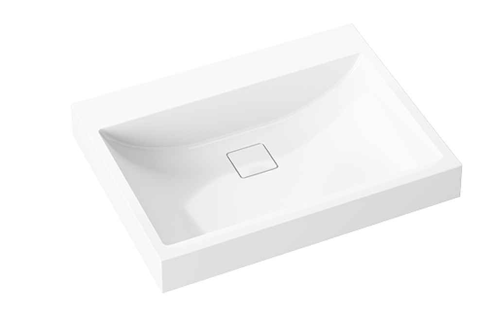 Brecoro Square Umywalka 60x46 cm Biały SQU005