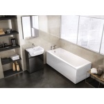 Britton ClearGreen Sustain Wanna do zabudowy 1700x800 mm Biały R42