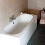 Britton ClearGreen Verde Wanna do zabudowy 1600x750 mm Biały R45