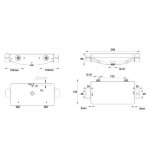 Britton Hoxton Bateria natryskowa termostatyczna podtynkowa czarny mat HOX.052MB