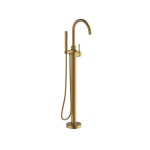 Britton Hoxton Bateria wannowa wolnostojąca Brushed brass HOX.009BB