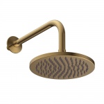 Britton Hoxton Deszczownica 20 cm z ramieniem ściennym Brushed Brass HOX.012BB