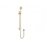 Britton Hoxton Zestaw prysznicowy ścienny z kolankiem brushed brass HOX.053BB