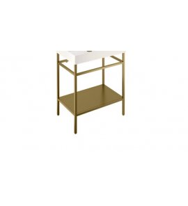 Britton Shoreditch Stelaż pod umywalkę 670x430 mm brushed brass FRAME202