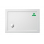 Britton Zamori Brodzik prostokątny 100x70 Biały Z1165A