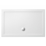 Britton Zamori Brodzik prostokątny 76x120 Biały Z1174