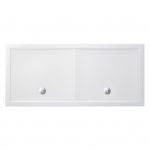 Britton Zamori Brodzik prostokątny 80x200 Biały Z1345