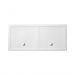 Britton Zamori Brodzik prostokątny 90x200 Biały Z1346