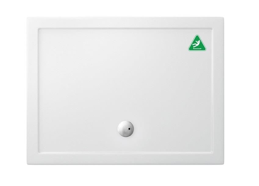 Britton Zamori Brodzik prostokątny 120x100 Biały Z1230A