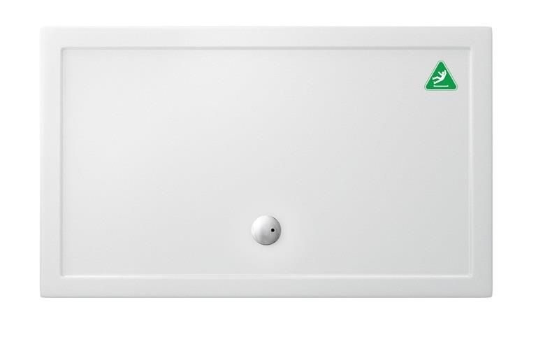 Britton Zamori Brodzik prostokątny 150x90 Biały Z1361A