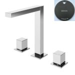 Bruma Adamastor Bateria umywalkowa 3-otworowa bez korka Gunmetal 3012502MG